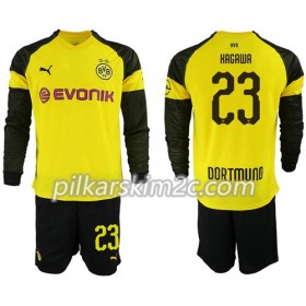 Koszulka Borussia Dortmund Kagawa 23 Dziecięca Główna 2018-2019 - Koszulki Piłkarskie(L/S)